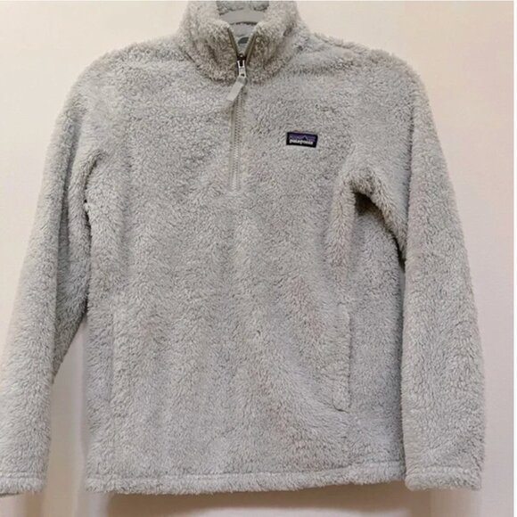 Patagonia Los Gatos Quarter Zip Fleece Pullover Big Kid Sweater size 14 - Picture 2 of 8